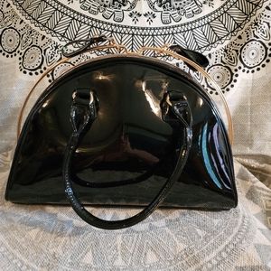 Black and rose purse NWOT